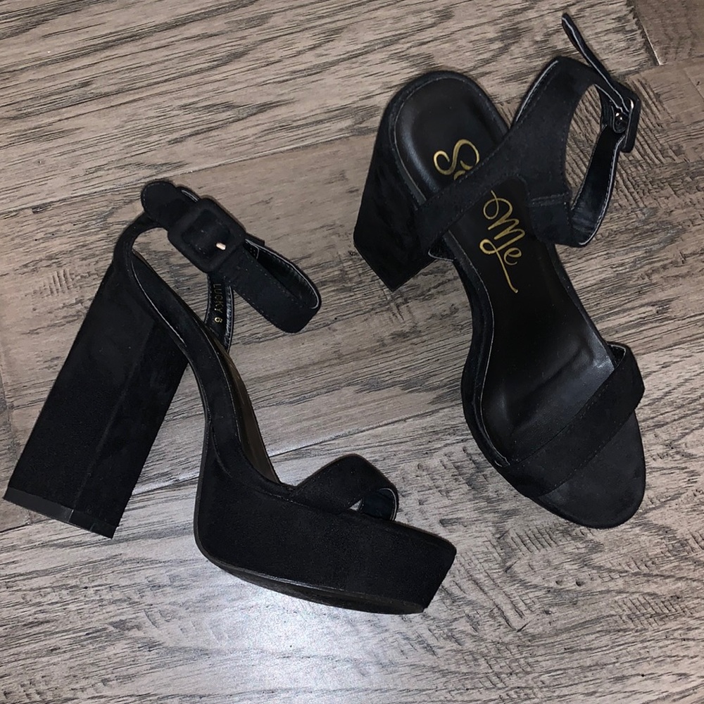 Platform Block Heels